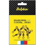 Delphin obratlík Rolling Swivel A-01 vel.10 14kg 10ks – Zboží Dáma