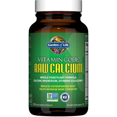 Garden of Life Vitamin Code RAW Calcium 120 kapslí – Hledejceny.cz