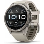 Garmin Fénix 9 Pro - 43 mm, AMOLED, Sapphire, Titanium, Fog Gray / Dark Sandstone 010-04335-86 – Zboží Mobilmania