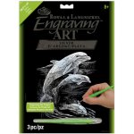 Royal & Langnickel Stříbrný vyškrabovací obrázek Delfíni – Hledejceny.cz