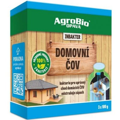 AgroBio INBAKTER Domovní ČOV 3x100 g – Sleviste.cz