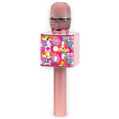 Karaoke mikrofon Nickelodeon bezdrátový růžový Tlapková patrola – Zboží Mobilmania