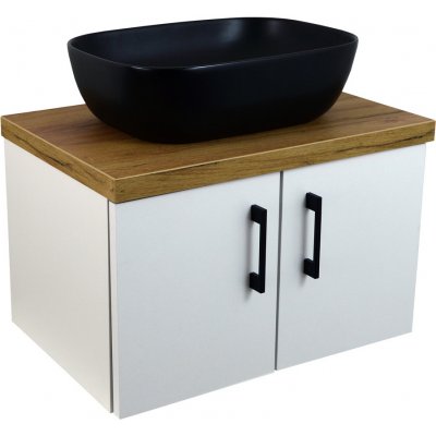 BPS-koupelny pod deskové umyvadlo Agria II W 60-HD - bílá/zlatý dub – Hledejceny.cz