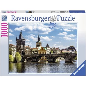 Ravensburger Praha: Pohled na Karlův most 1000 dílků