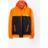 Dětská bunda Lincoln & Sharks chlapecká stylová bunda s kapucí oranžová