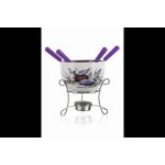 Banquet fondue set LAVENDER 6 ks