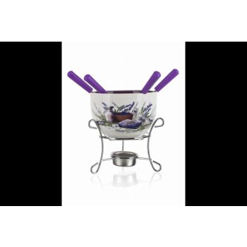 Banquet fondue set LAVENDER 6 ks