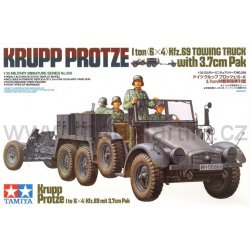 Tamiya 35259 Krupp Protze w/3 7cm Pak 1:35