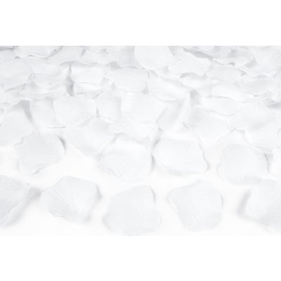 PartyDeco Konfety vystřelovací okvětní lístky bílé 80 cm – Zboží Dáma