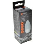 Solight LED žárovka Candle C37 4W, 340lm, E14, teplá bílá – Zboží Živě