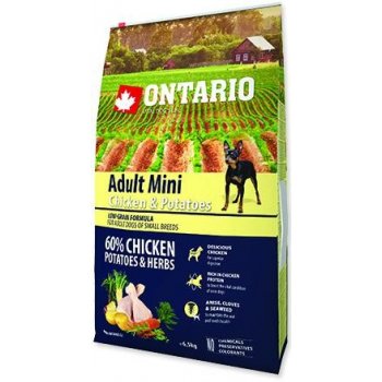 Ontario Adult Mini Chicken & Potatoes & Herbs 6,5 kg