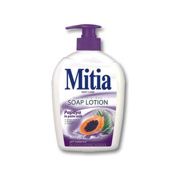 Mitia Papaya in palm milk krémové tekuté mýdlo dávkovač 500 ml od 43 Kč -  Heureka.cz