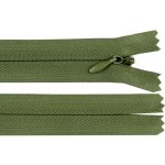Spirálový zip skrytý No 3 délka 45 cm Varianta: 263 zelená khaki, Balení: 1 ks – Hledejceny.cz