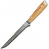 Kuchyňský nůž UG Grill Nůž Boning 17,3 29 cm Damašková ocel 45 olivové dřevo