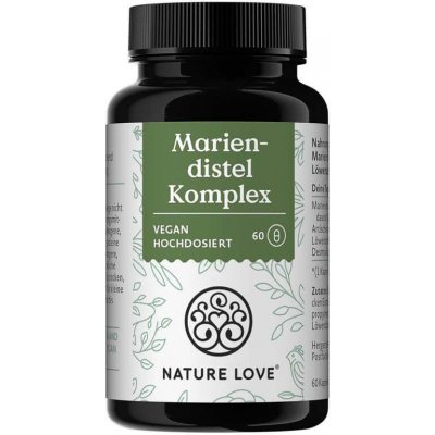 Nature Love Ostropestřec mariánský + Artyčok extrakt komplex bylin 60 kapslí – Hledejceny.cz