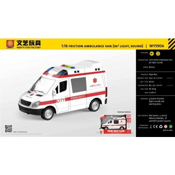 HM Studio Cars Ambulance 1:16