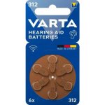 Varta Hearing Aid Batteries Type 312 6ks 24607101416 – Zboží Živě