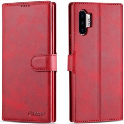 Pouzdro AZNS na Samsung Galaxy Note 10 Plus červené