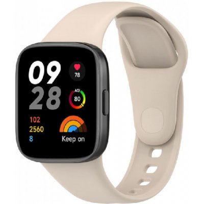 Xiaomi Barevný náramek na Redmi Watch 3 - krémová WSRW3ORCM – Zboží Mobilmania