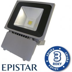 LED reflektor venkovní 70W/6000lm EPISTAR, MCOB, AC 230V, STUDENÁ, šedý