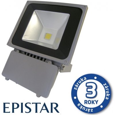 LED reflektor venkovní 70W/6000lm EPISTAR, MCOB, AC 230V, STUDENÁ, šedý – Sleviste.cz