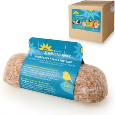 Sonnenland Energetický lojový suk s hmyzem pro venkovní ptactvo 250 g – Zboží Dáma