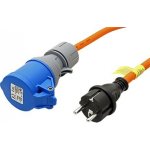 goobay Kabel síťový CEE 7/7(M) - IEC60309 (F), 16A, 5m, oranžový (76219) - 19.92.0076 – Zboží Živě