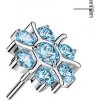 Piercing Šperky4U Ozdoba k PUSH IN piercingu TITAN TIT1390-Q