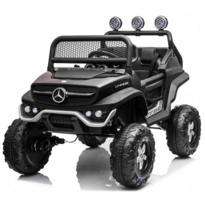 Mamido elektrické autíčko Mercedes Benz Unimog S 4x4 černá – Zboží Mobilmania