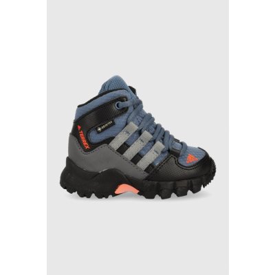 adidas Terrex MID GTX dětské kotníkové boty tmavě šedá / šedá / oranžová – Sleviste.cz