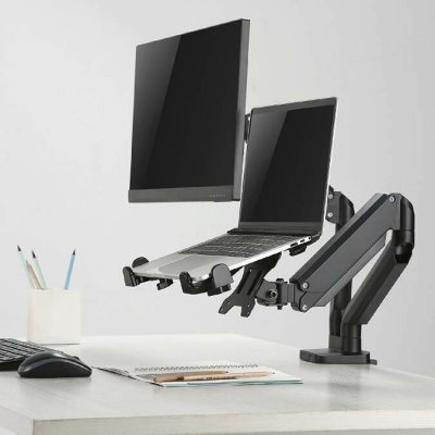 Plně polohovatelný stolní držák notebooku a monitoru 836F160 – Zboží Živě