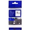 Barvící pásky PRINTLINE kompatibilní páska s Brother TZE-FX721, 9mm, černý tisk/zelený podkl., flexibil PLTB137, TZEFX721