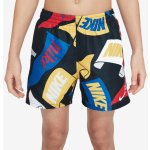 Nike Swim-Tossed Flags 4 inch chlapecké plavky Černá – Zboží Dáma