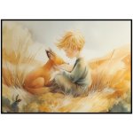 Jen tak z lásky Plakát Malý princ a liška Rozměr plakátu: A4 (21 x 29,7 cm) – Zboží Dáma