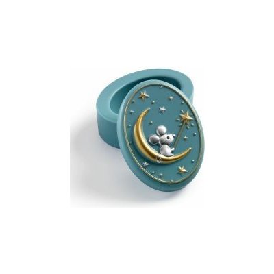 Djeco krabička na zoubky Myška tyrkysová – Zbozi.Blesk.cz