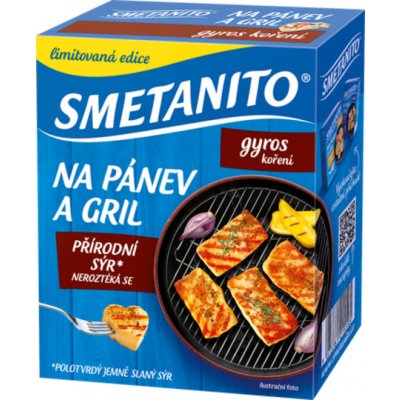 Smetanito Sýr na gril a na pánev gyros 200 g – Zbozi.Blesk.cz