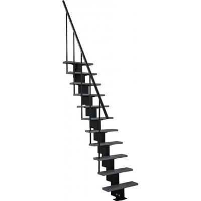 Minka STAIRS Přímé modulové schodiště Happy šedé, 275 cm – Zboží Mobilmania