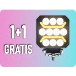 KAMAR LED pracovní světlo 15W, 1500lm + LED pás oranžový, 12/24V, IP67, 1+1 zdarma! [L0185] – Zboží Mobilmania