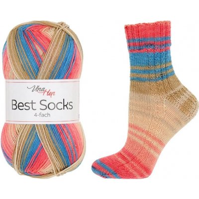 Best Socks - Vlna Hep - Ponožková příze 4 nitka Barva: 7401