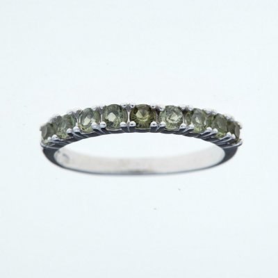 My Moldavite Stříbrný prsten s vltavíny 3009 – Hledejceny.cz