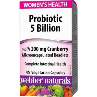 Webber Naturals Probiotika s brusinkami pro ženy kapslí 45 ks