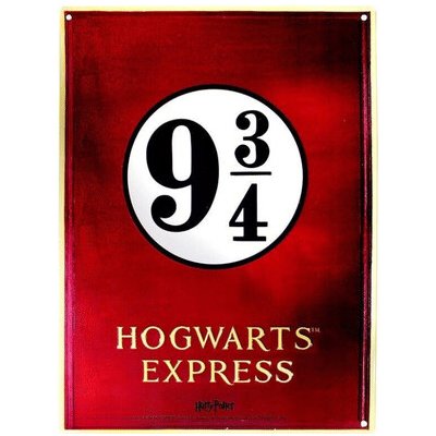 imago Plechová cedule Harry Potter - Nástupiště 9 a 3/4 – Zboží Mobilmania