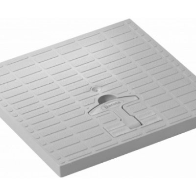 Dakota poklop s madlem 200 x 200 mm šedá – Hledejceny.cz