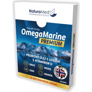NaturaMed OmegaMarine Premium 60 kapslí