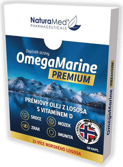 NaturaMed OmegaMarine Premium 60 kapslí