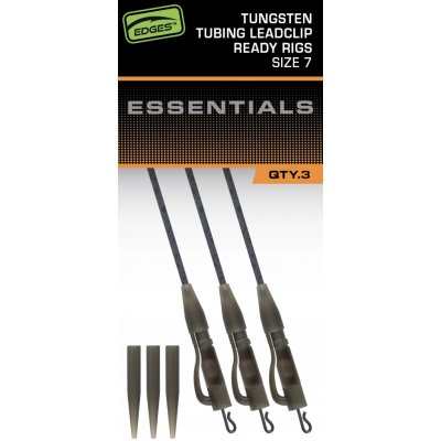 Fox Závěsky Edges Tungsten Tubing Leadclip Ready Rigs Size 7 3 ks – Zboží Dáma