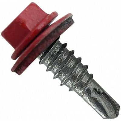 Covernit Farmářský samořezný vrut 4,8 x 35 mm RAL 3009 (oxidovaná červená) 25 ks – Hledejceny.cz