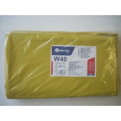 Merida pytle LDPE 38µm 120l 50ks žluté – Sleviste.cz