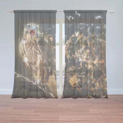 Záclony Dravec: 2 ks - 150x250 cm - Sablio – Hledejceny.cz