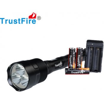 TrustFire LED svítilna 500 TR-3T6 CREE XM-L T6 3800LM studená bílá